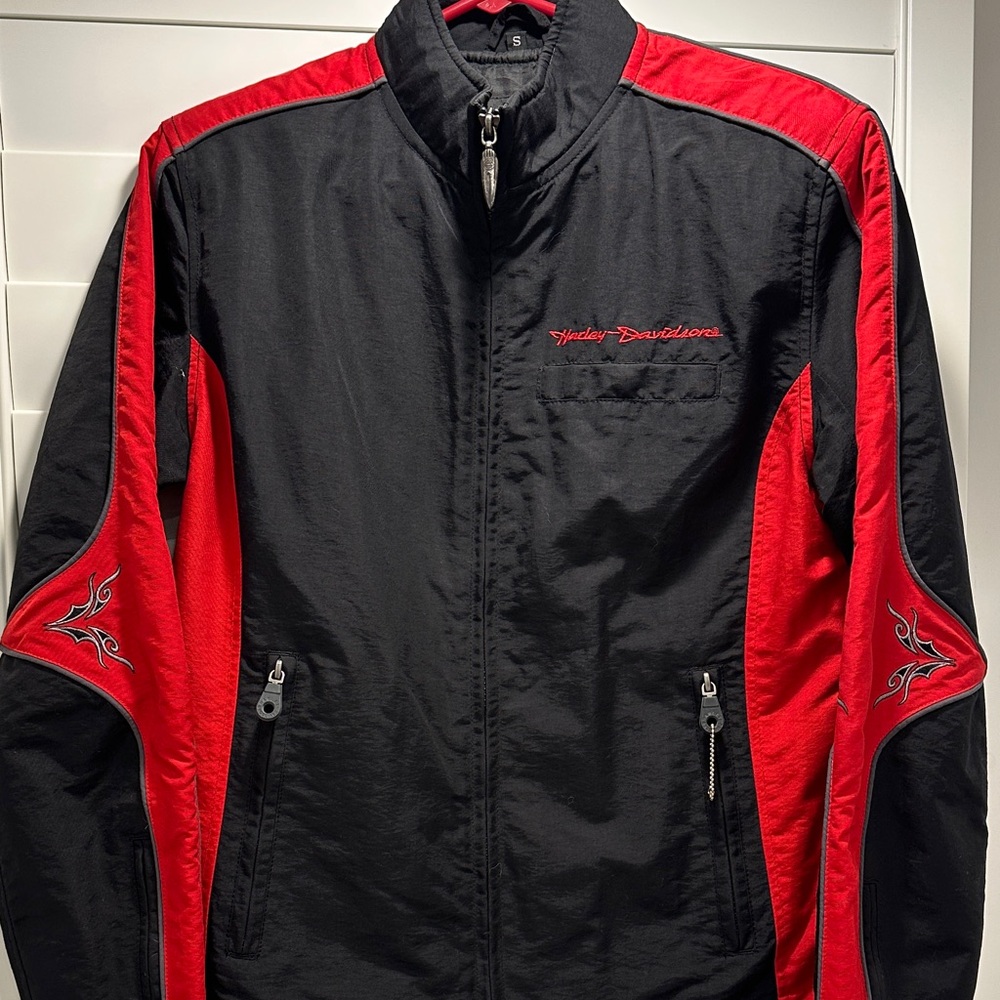 Harley-Davidson Black and Red Riding Jacket